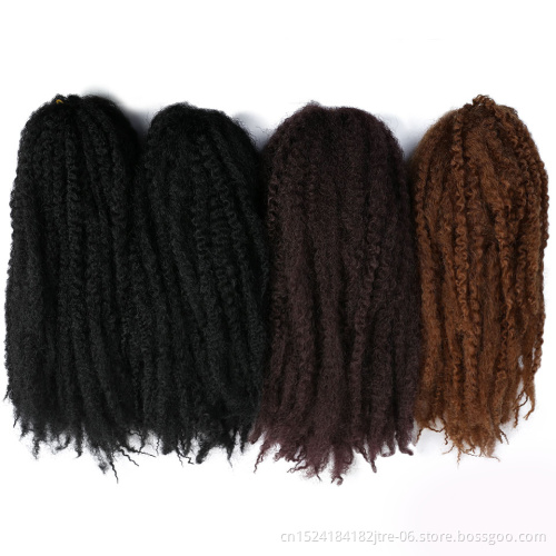 silver marley crochet braid hair extension, synthetic ombre marley hair braid afro twist weft